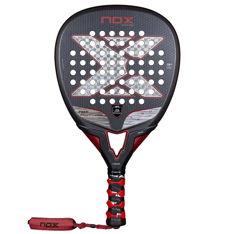 Nox Future Attack 12k Alum Padelbat - Nox Padel Bat