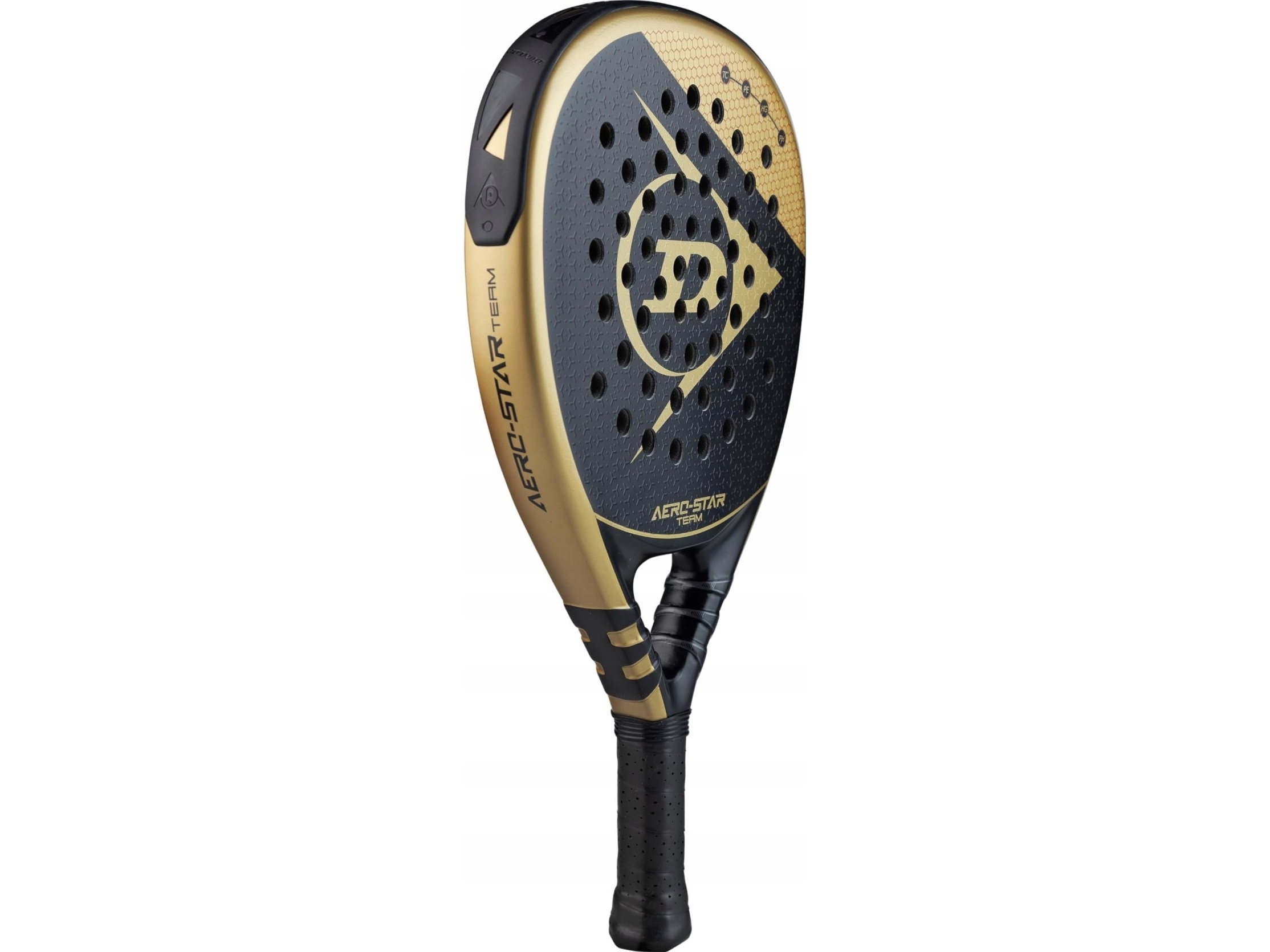 Padel Tennis Bat Dunlop Aerostar Team 365g - Dunlop Padel Bat  - 0045566304254