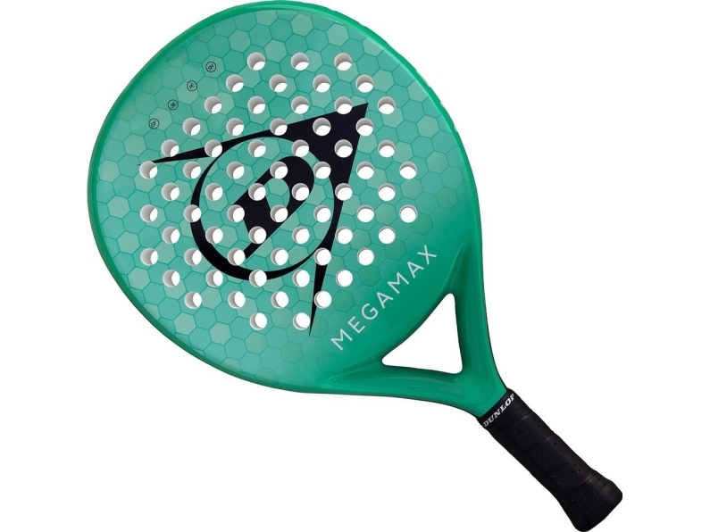 Grøn Padel Tennis Bat Dunlop Megamax Green 365g - Dunlop Padel Bat  - 0045566304568