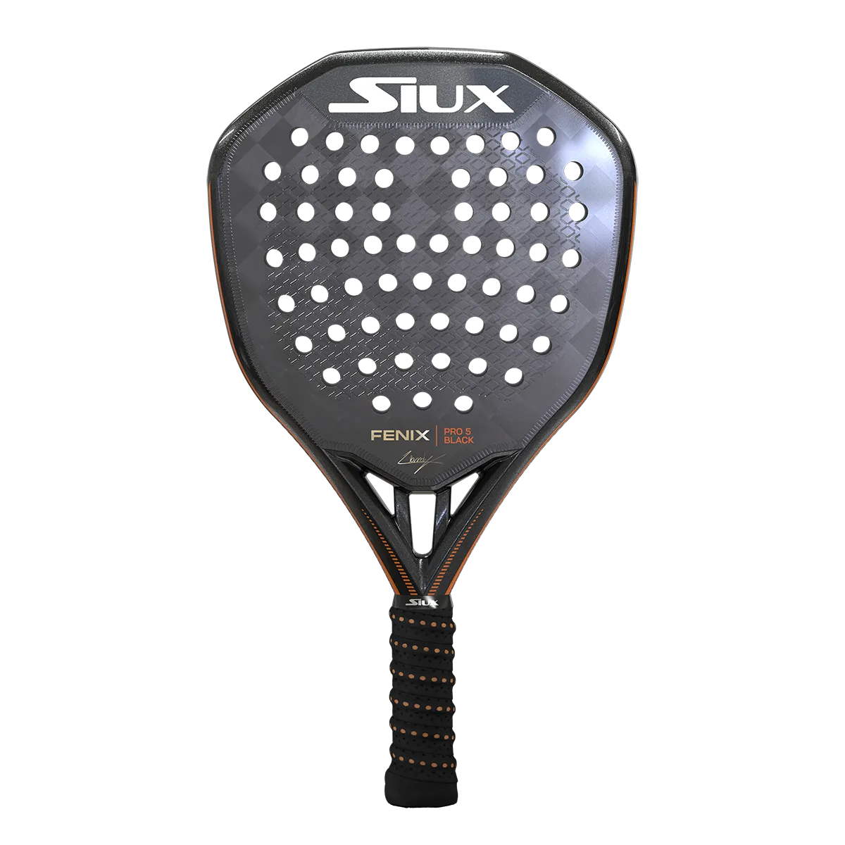 Sort Siux Fenix Pro Black Edition Padelbat - Siux Padel Bat