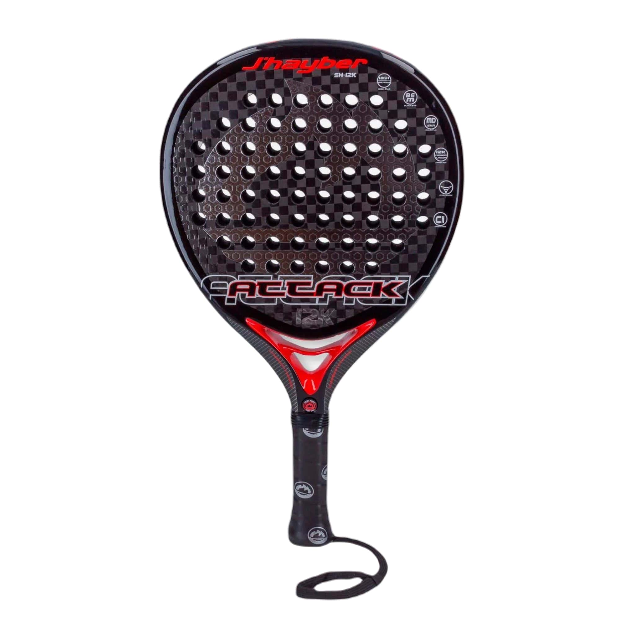 Hayber Attack 12k Padelbat - J'hayber Padel Bat