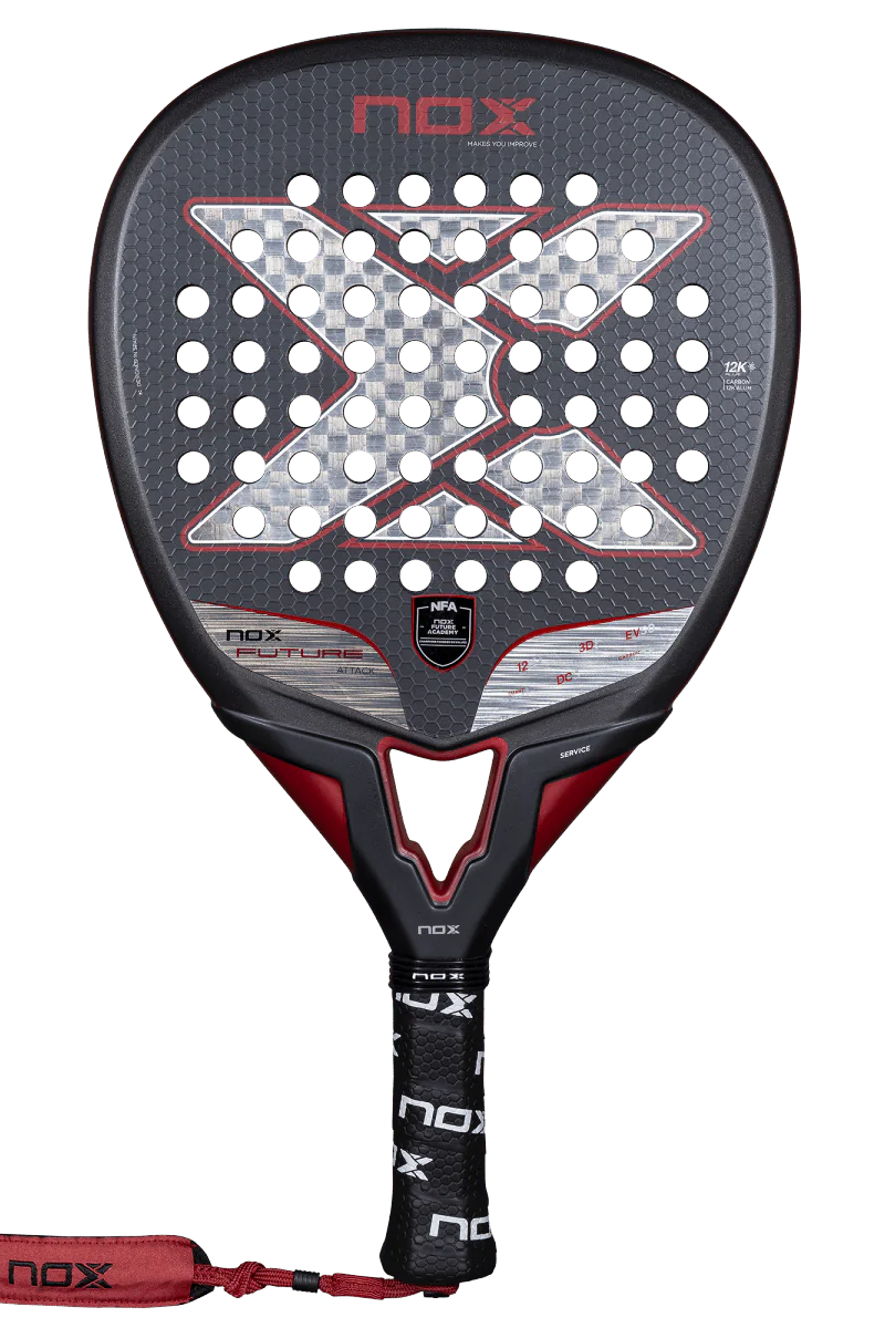 Nox Future Attack 12k Alum 2025 Padel Bat - Nox Padel Bat