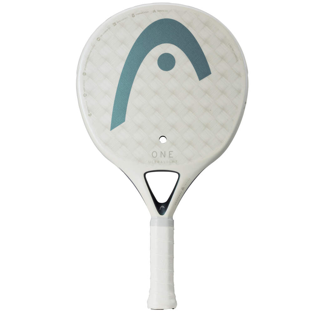 Hvid Head One Ultralight White Padelbat - Head Padel Bat