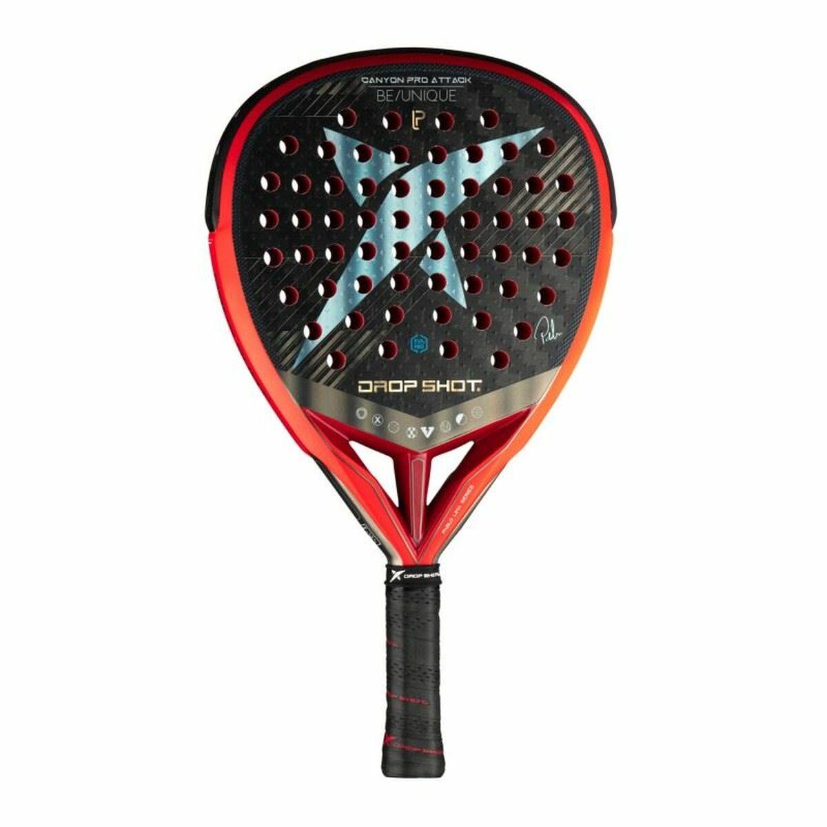 Sort Padel Bat Drop Shot Canyon Pro Attack - Padel Bat  - 8435758302373