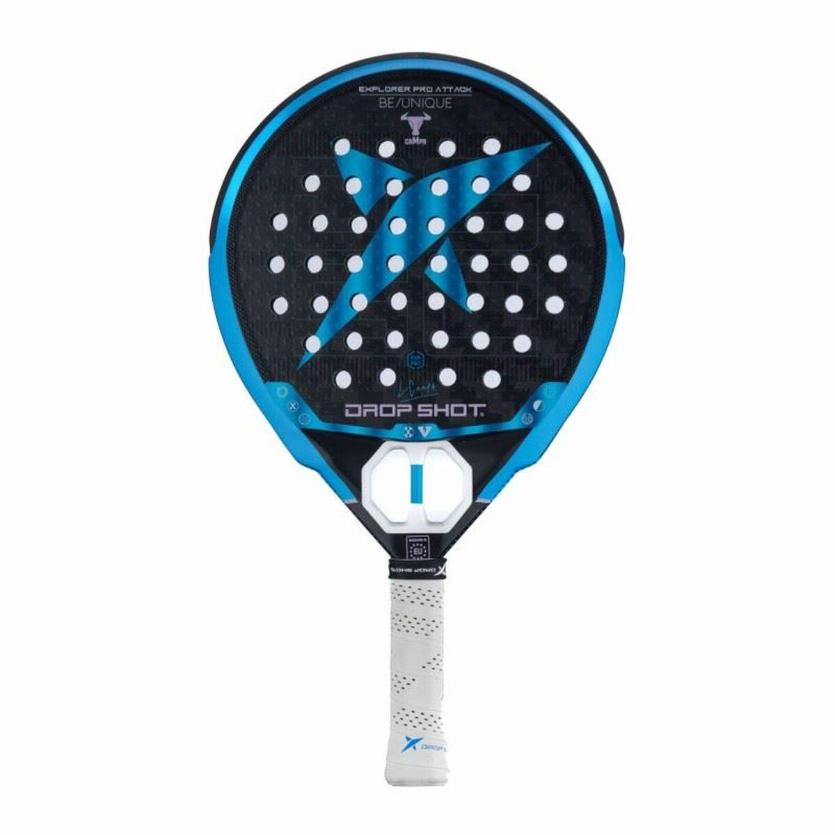 Sort Padel Bat Drop Shot Explore Pro Attack Nic Blå - Padel Bat  - 8435758302359