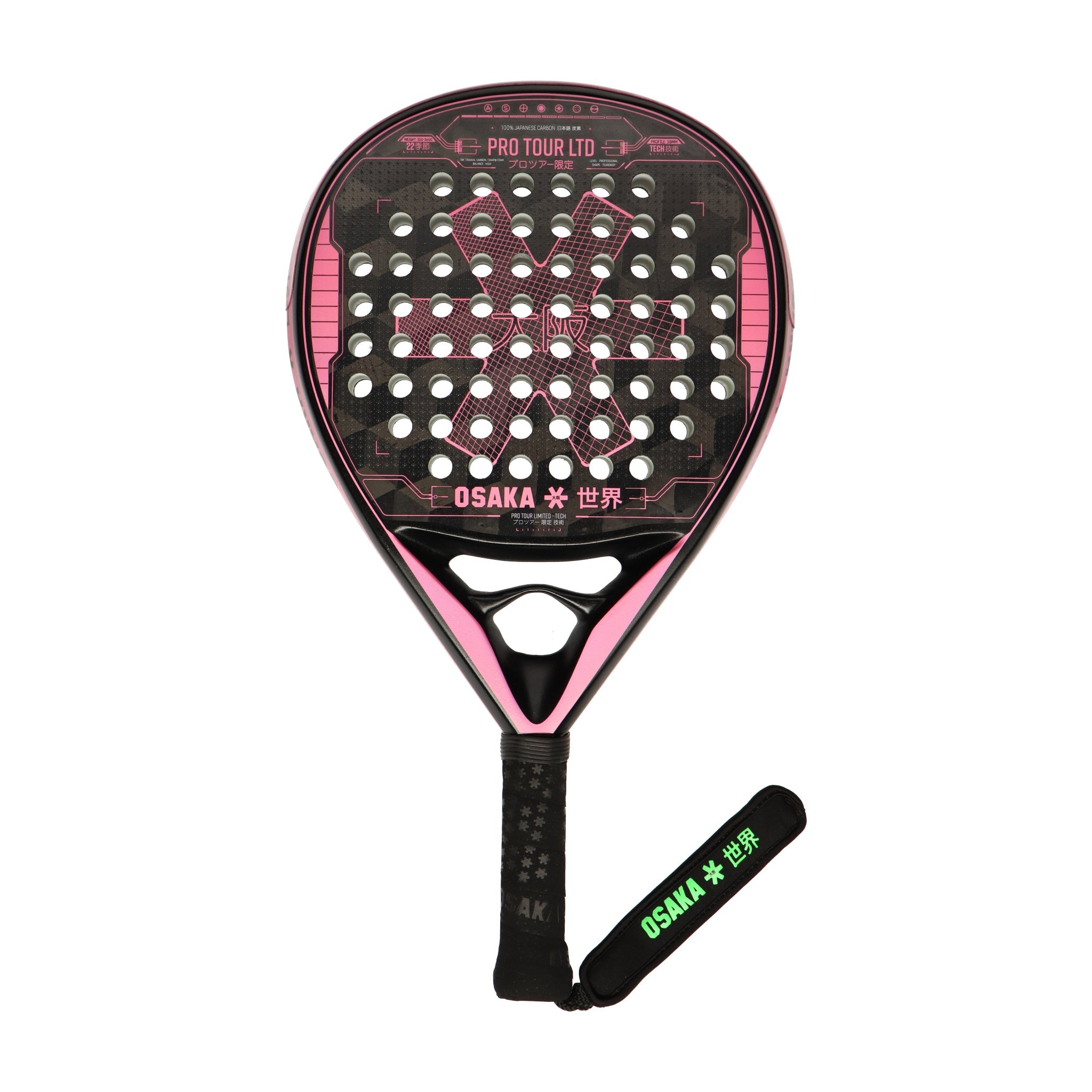 Osaka Pro Tour Ltd Tech 2022 Padelbat - Osaka Padel Bat  - 5404024598270