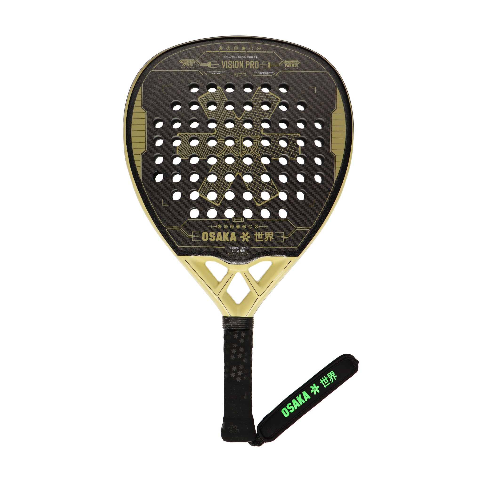 Osaka Vision Pro Power 2022 Padelbat - Osaka Padel Bat  - 5404024598317