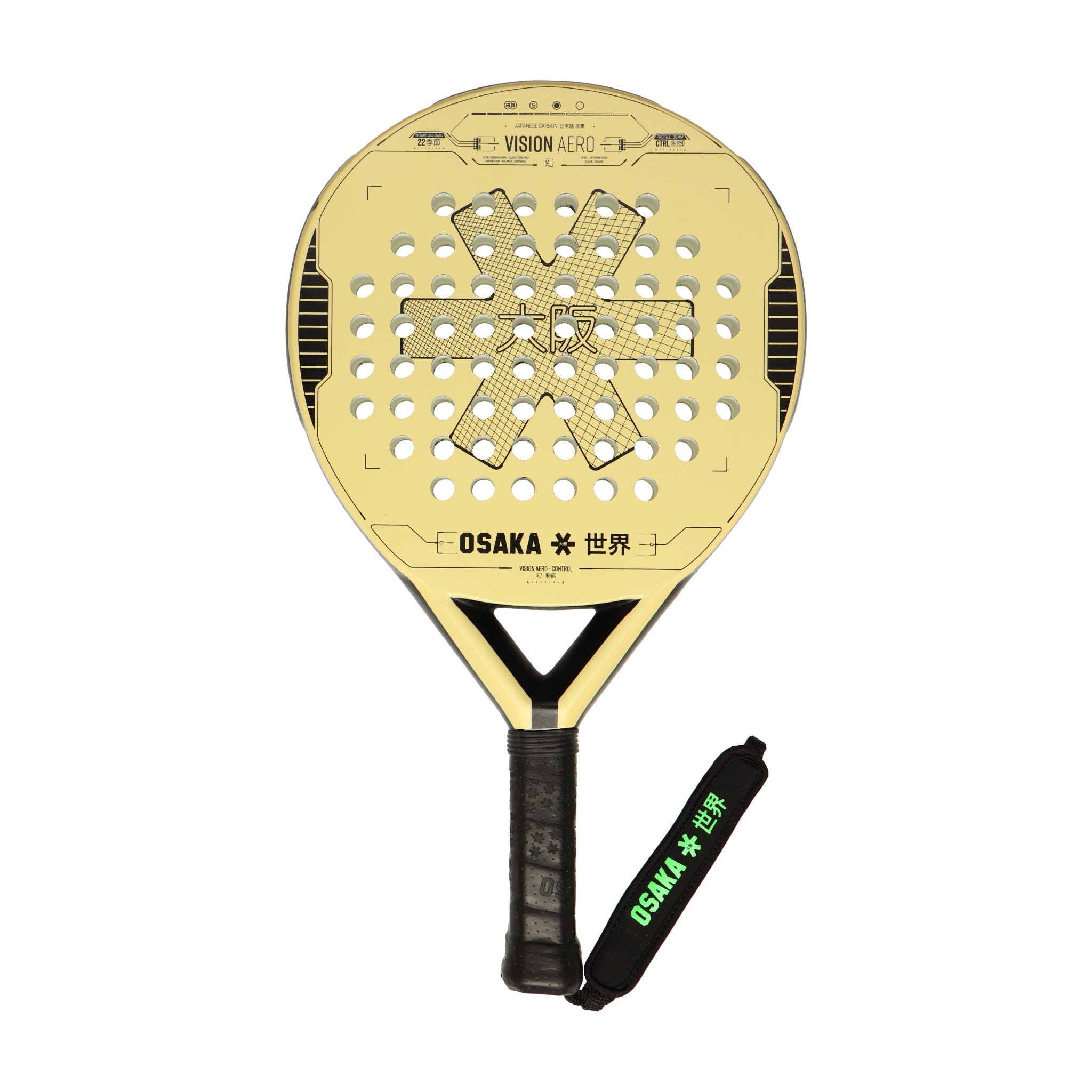 Osaka Vision Aero Control 2022 Padelbat - Osaka Padel Bat  - 5404024598379