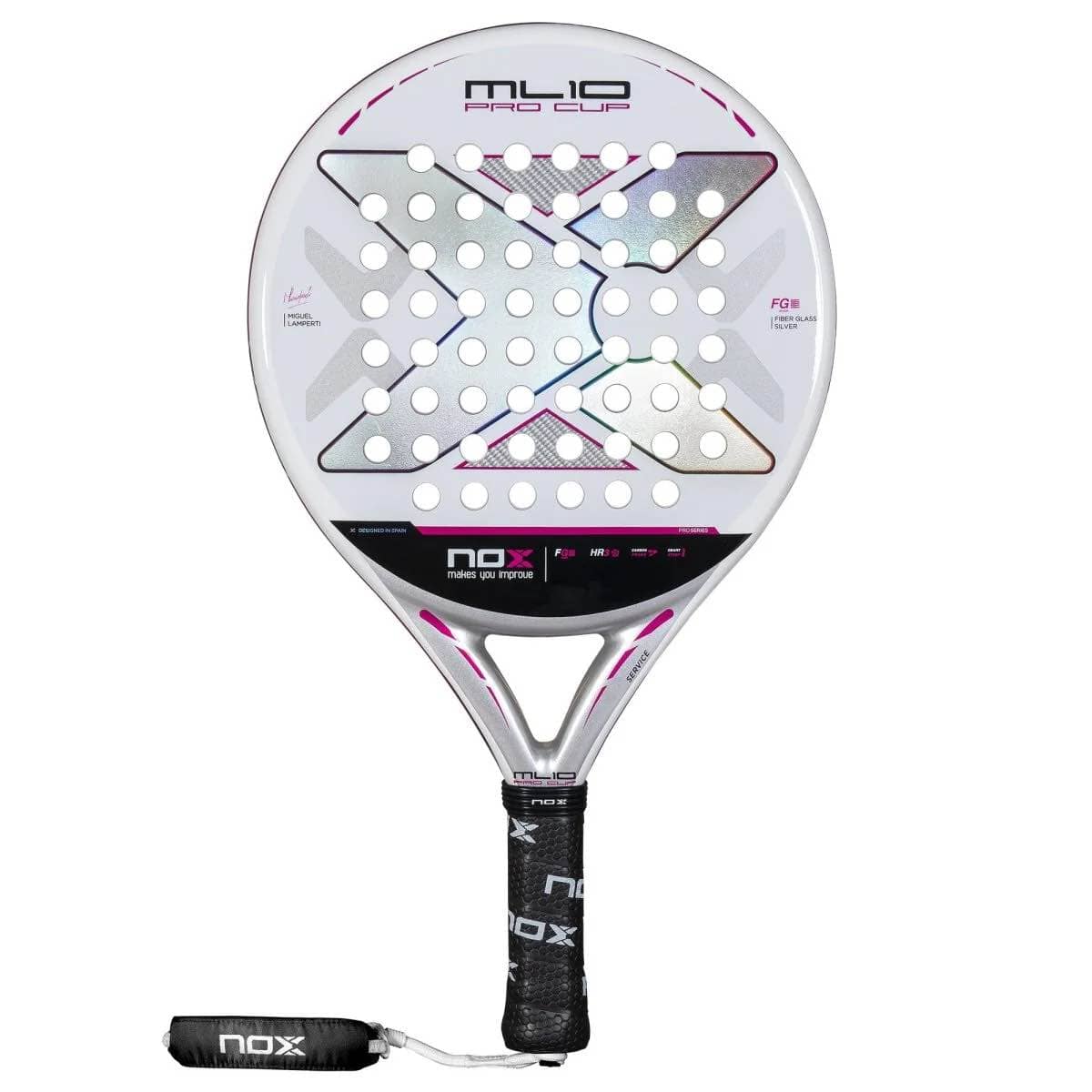 Nox Ml10 Pro Cup Silver 2025 - Nox Padel Bat  - 8435778900580