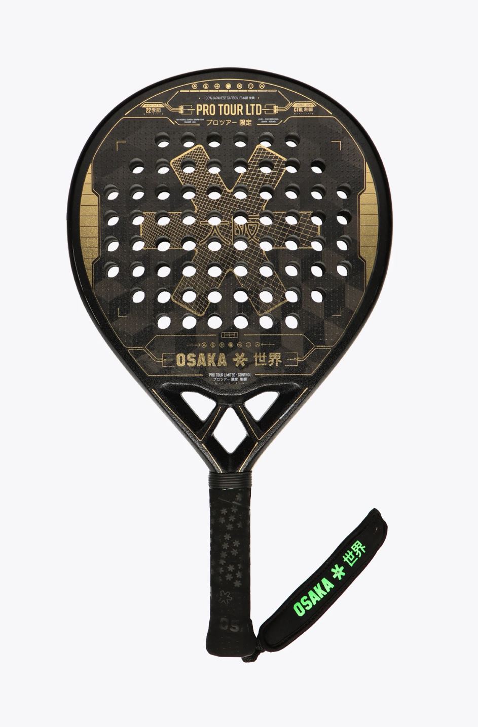 Osaka Pro Tour Ltd Control 2022 Padelbat - Osaka Padel Bat  - 5404024598263